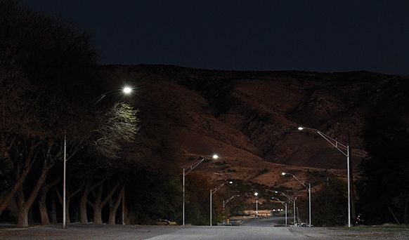 case study of municipal lighting in Oak City, Utah