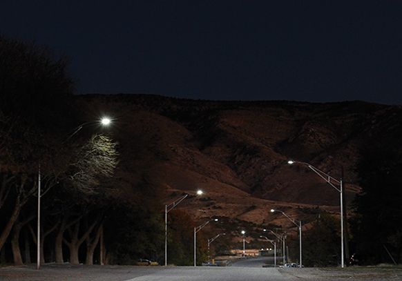 case study of municipal lighting in Oak City, Utah