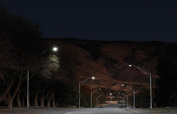 case study of municipal lighting in Oak City, Utah