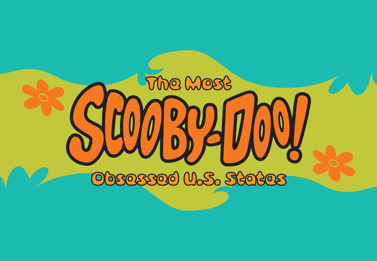 A header image for a blog about the U.S. states that like Scooby-Doo the most.
