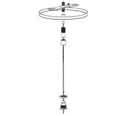 5" Canopy w/48" Adjustable Cable Support (single)