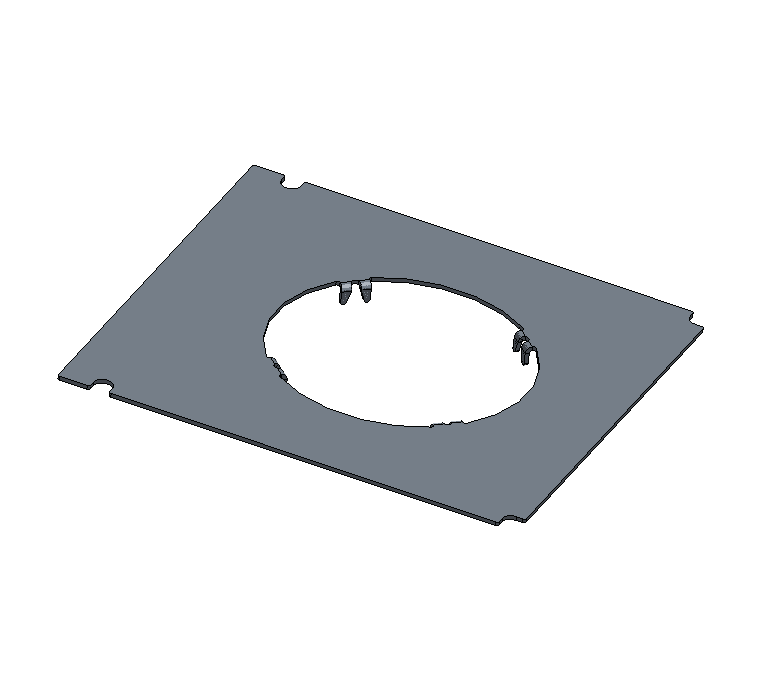 CP5-AP-DSC Adapter Plate for Double Skin Canopies