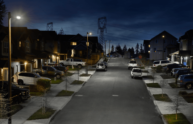 Municipal Street Lighting in Sandy, OR Neighborhood